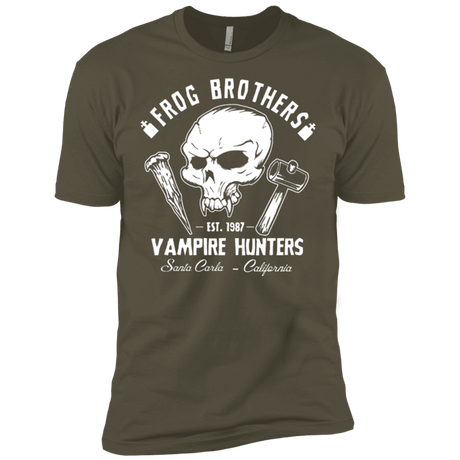 T-Shirts Military Green / X-Small Frog Brothers Vampire Hunters Men's Premium T-Shirt