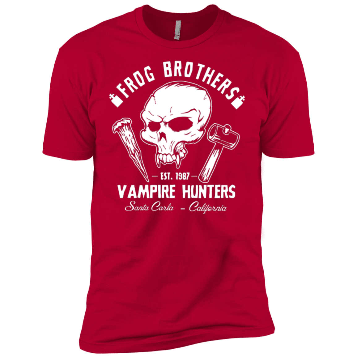 T-Shirts Red / X-Small Frog Brothers Vampire Hunters Men's Premium T-Shirt