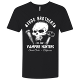 T-Shirts Black / X-Small Frog Brothers Vampire Hunters Men's Premium V-Neck