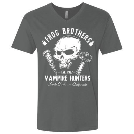 T-Shirts Heavy Metal / X-Small Frog Brothers Vampire Hunters Men's Premium V-Neck