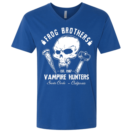 T-Shirts Royal / X-Small Frog Brothers Vampire Hunters Men's Premium V-Neck