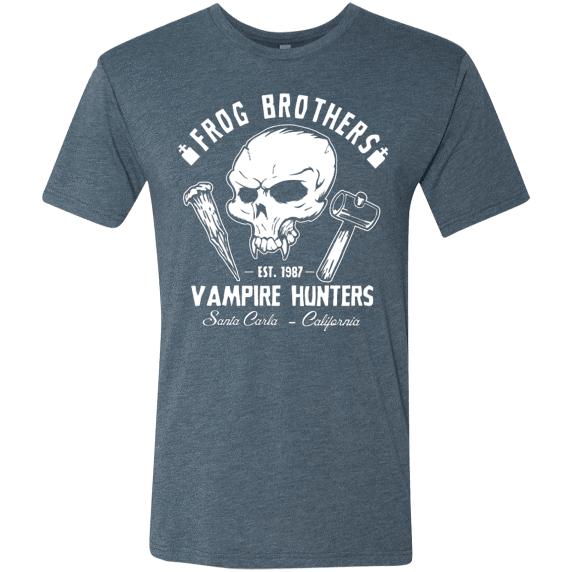 T-Shirts Indigo / Small Frog Brothers Vampire Hunters Men's Triblend T-Shirt