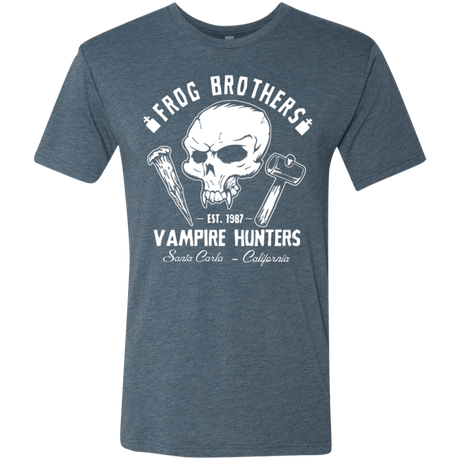 T-Shirts Indigo / Small Frog Brothers Vampire Hunters Men's Triblend T-Shirt