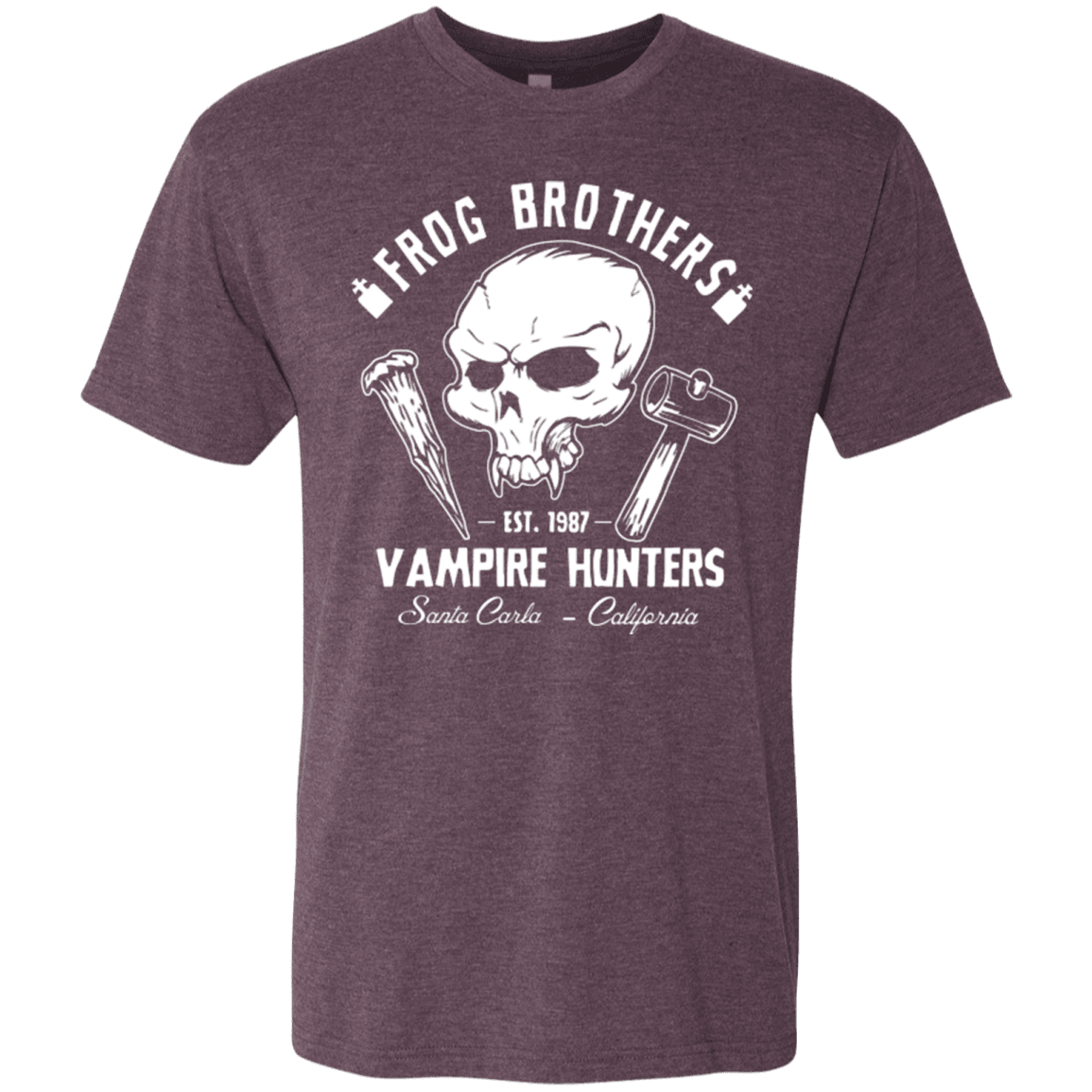 T-Shirts Vintage Purple / Small Frog Brothers Vampire Hunters Men's Triblend T-Shirt