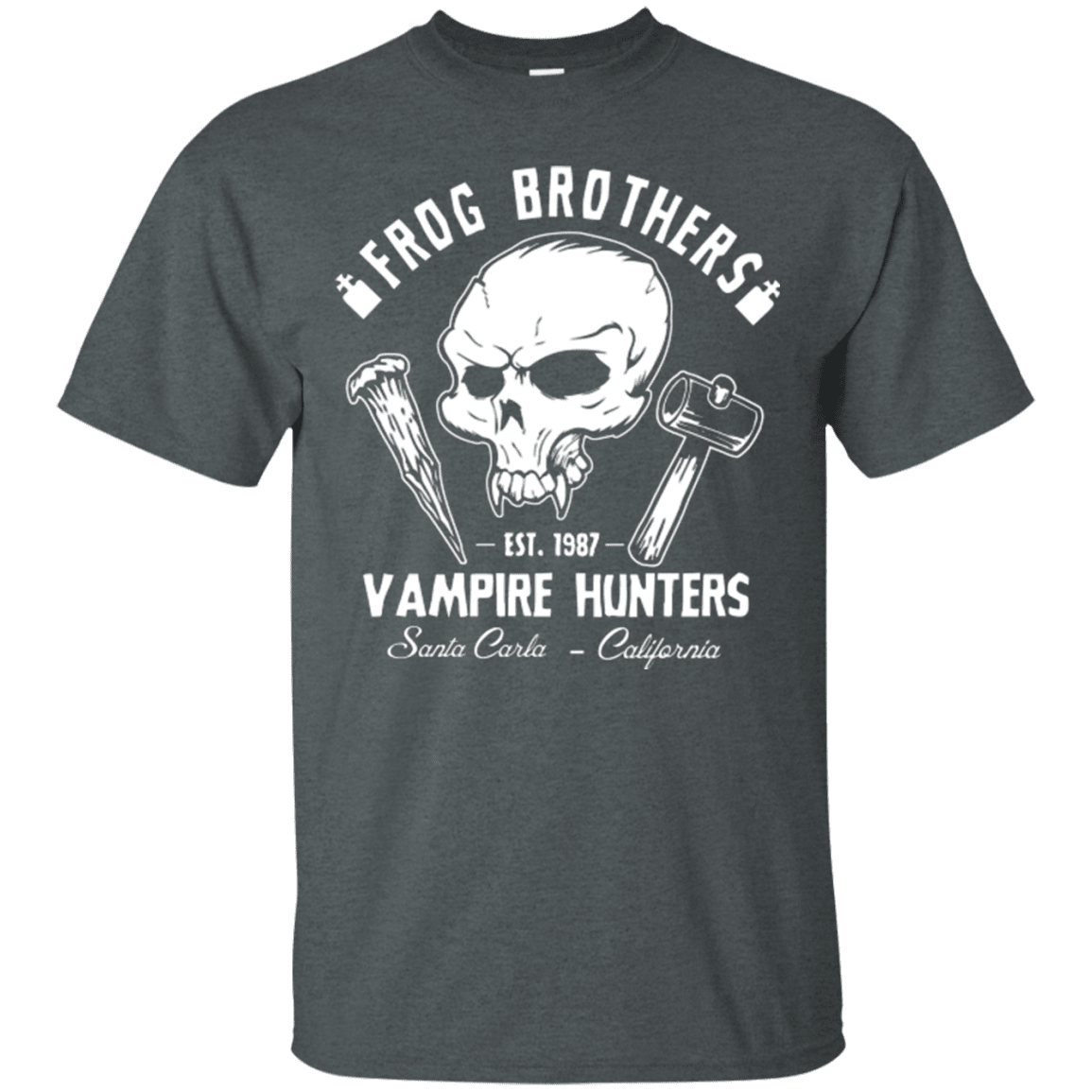 T-Shirts Dark Heather / Small Frog Brothers Vampire Hunters T-Shirt