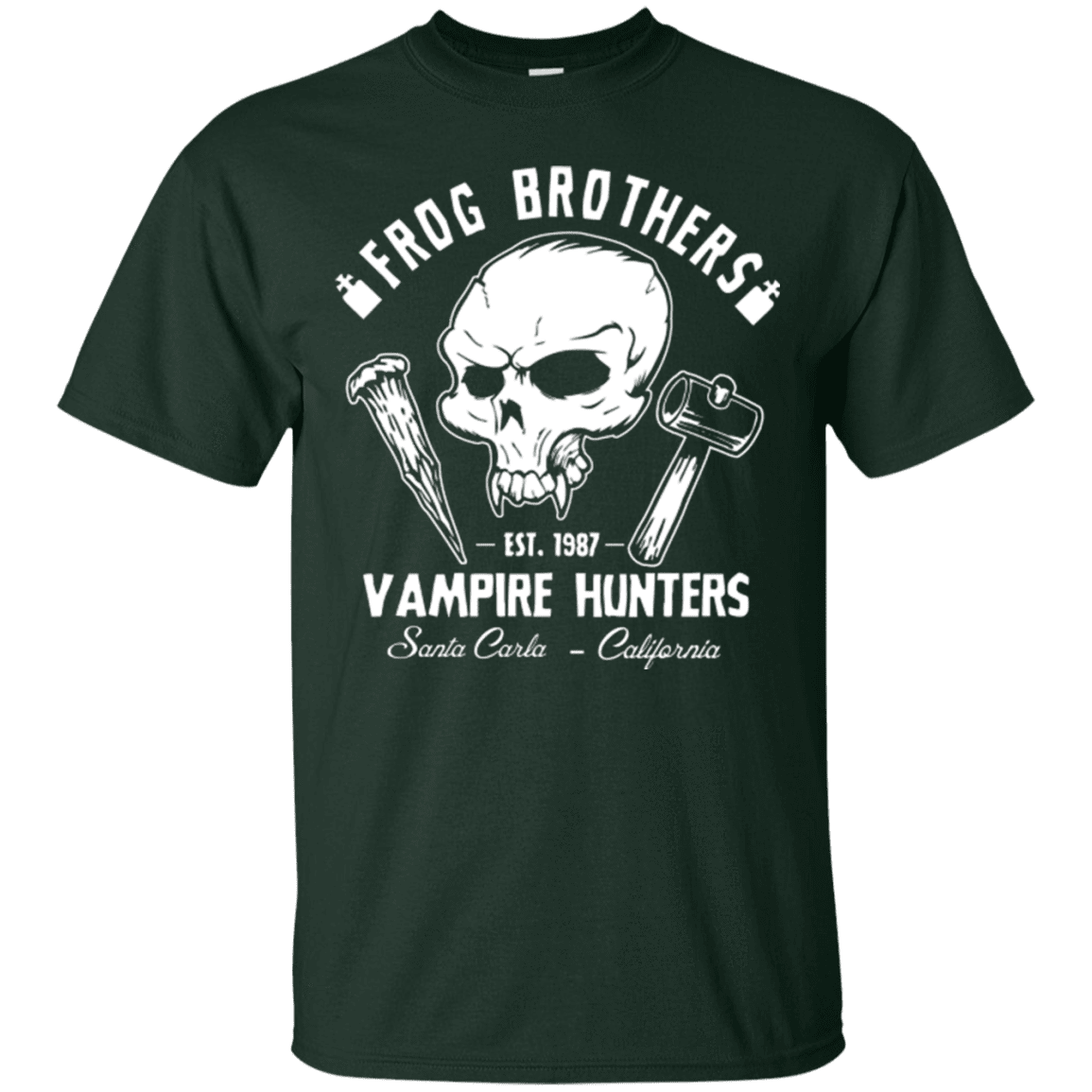 T-Shirts Forest Green / Small Frog Brothers Vampire Hunters T-Shirt