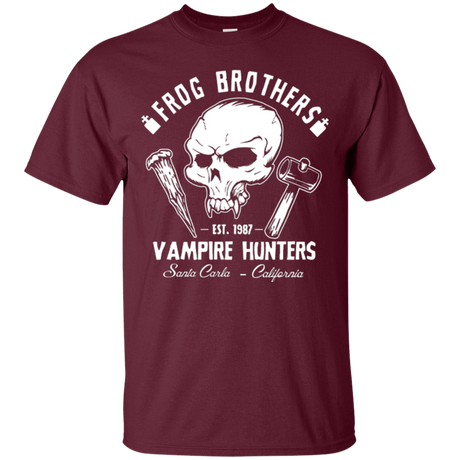 T-Shirts Maroon / Small Frog Brothers Vampire Hunters T-Shirt