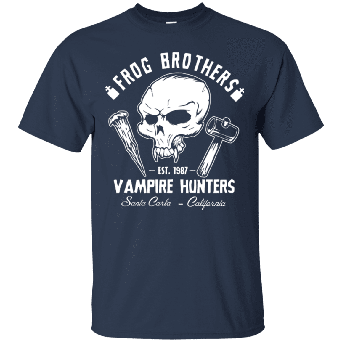 T-Shirts Navy / Small Frog Brothers Vampire Hunters T-Shirt