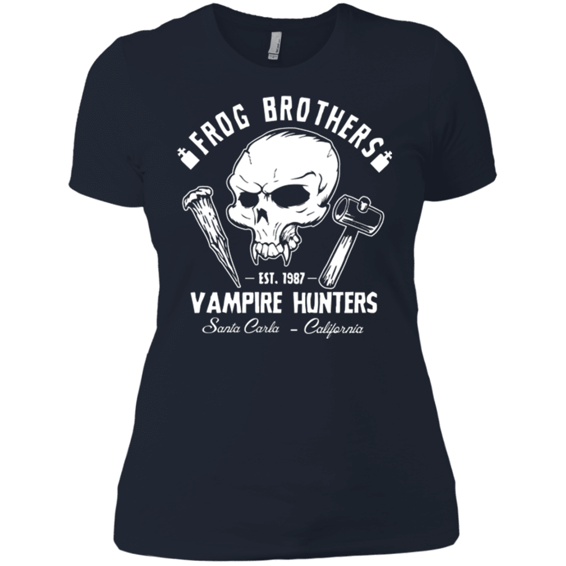 T-Shirts Midnight Navy / X-Small Frog Brothers Vampire Hunters Women's Premium T-Shirt