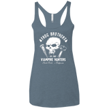 T-Shirts Indigo / X-Small Frog Brothers Vampire Hunters Women's Triblend Racerback Tank