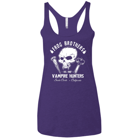 T-Shirts Purple / X-Small Frog Brothers Vampire Hunters Women's Triblend Racerback Tank