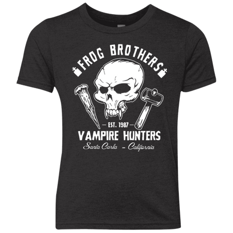 T-Shirts Vintage Black / YXS Frog Brothers Vampire Hunters Youth Triblend T-Shirt
