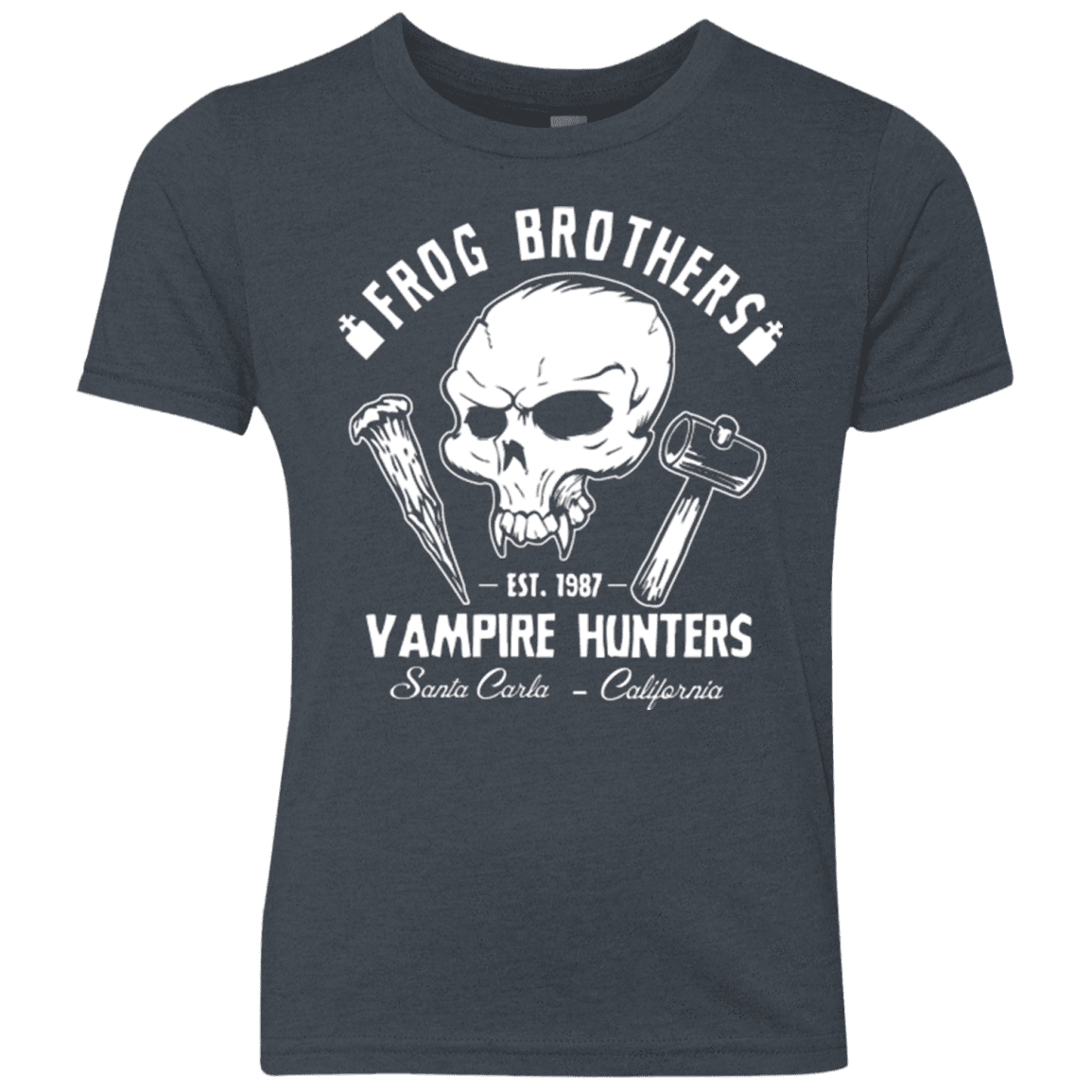 T-Shirts Vintage Navy / YXS Frog Brothers Vampire Hunters Youth Triblend T-Shirt
