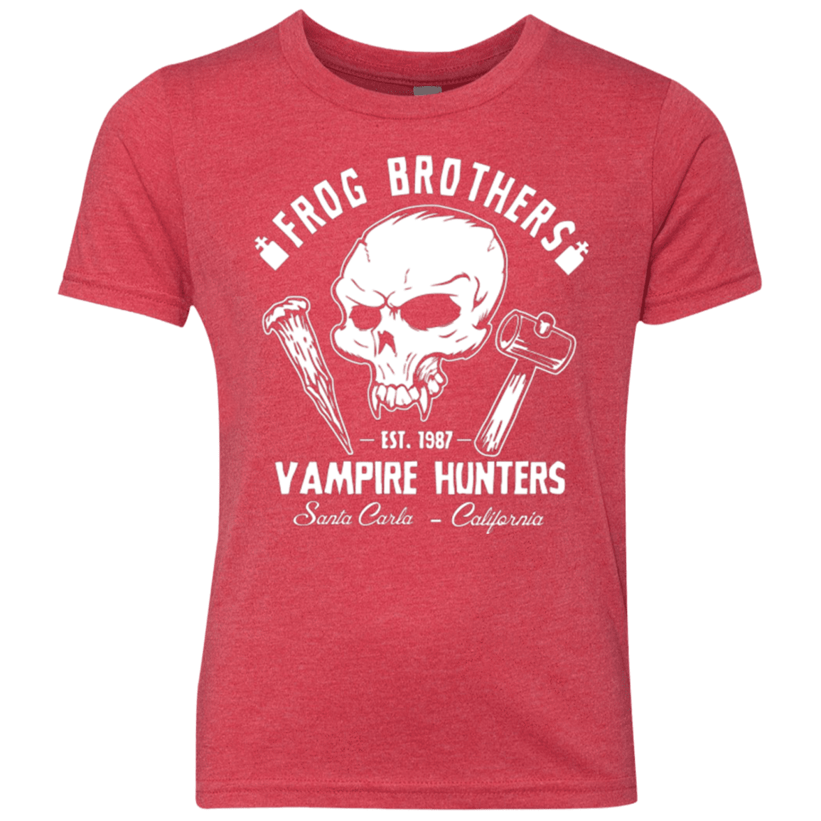 T-Shirts Vintage Red / YXS Frog Brothers Vampire Hunters Youth Triblend T-Shirt