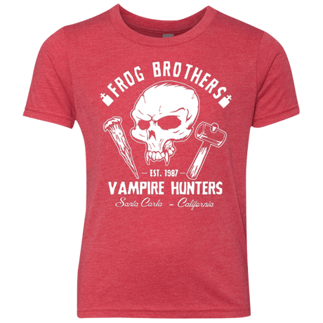 T-Shirts Vintage Red / YXS Frog Brothers Vampire Hunters Youth Triblend T-Shirt