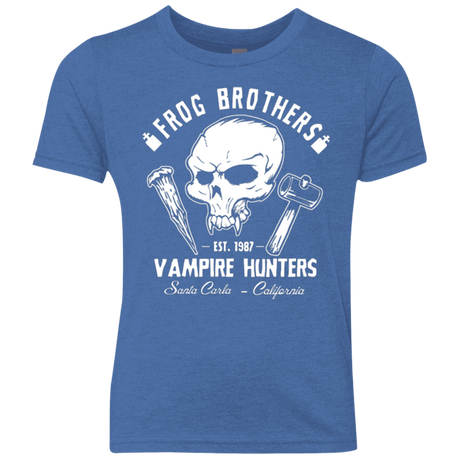 T-Shirts Vintage Royal / YXS Frog Brothers Vampire Hunters Youth Triblend T-Shirt