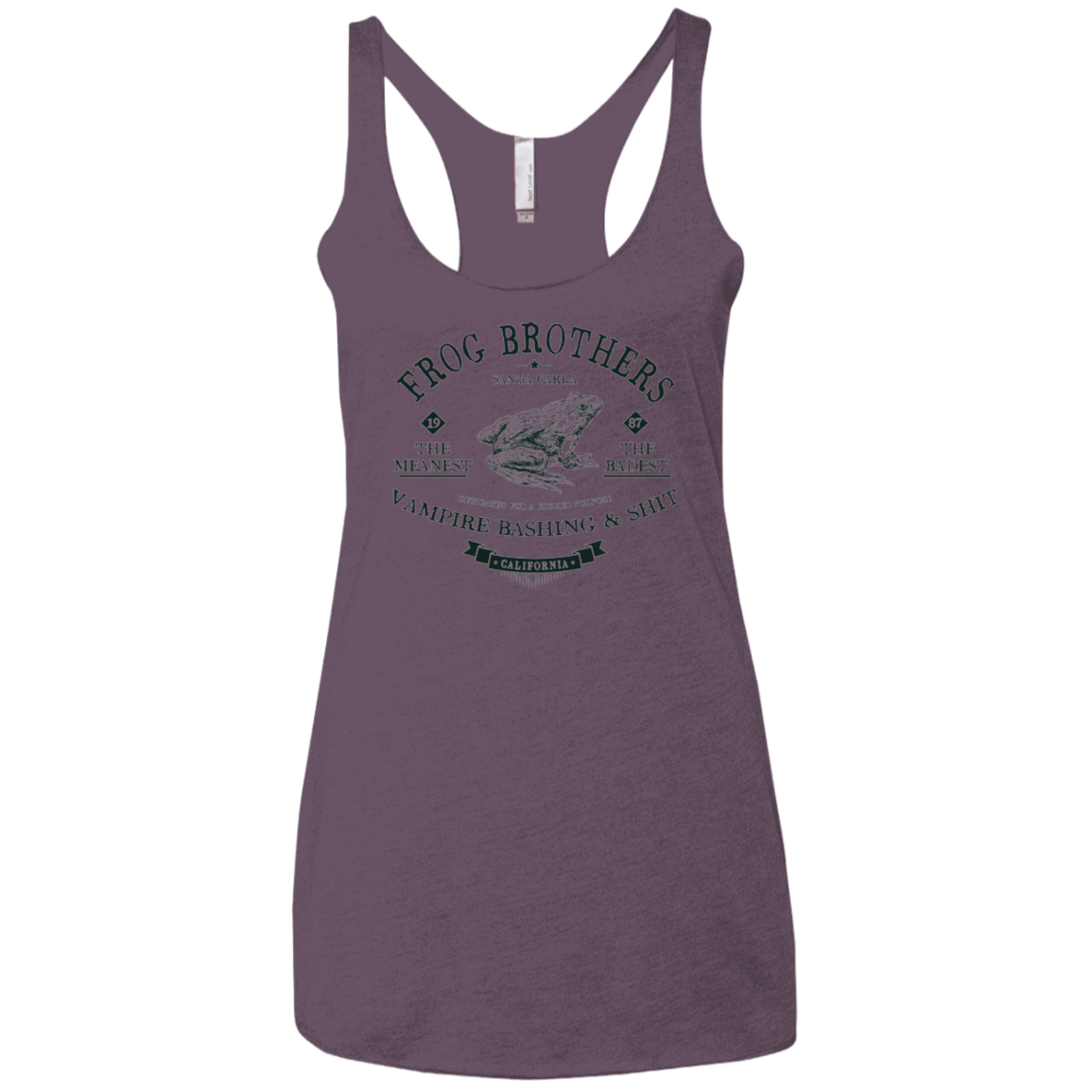 T-Shirts Vintage Purple / X-Small Frog Brothers Women's Triblend Racerback Tank