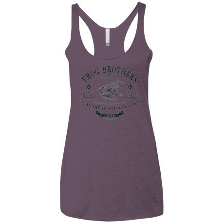 T-Shirts Vintage Purple / X-Small Frog Brothers Women's Triblend Racerback Tank