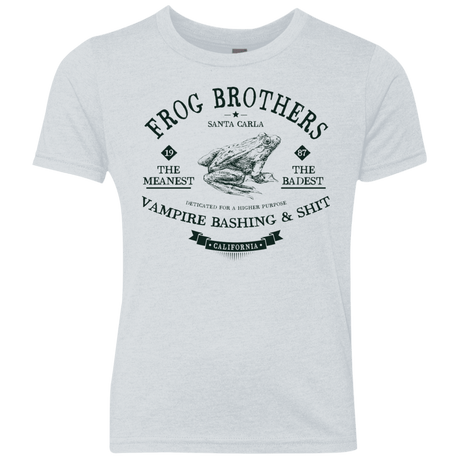 T-Shirts Heather White / YXS Frog Brothers Youth Triblend T-Shirt