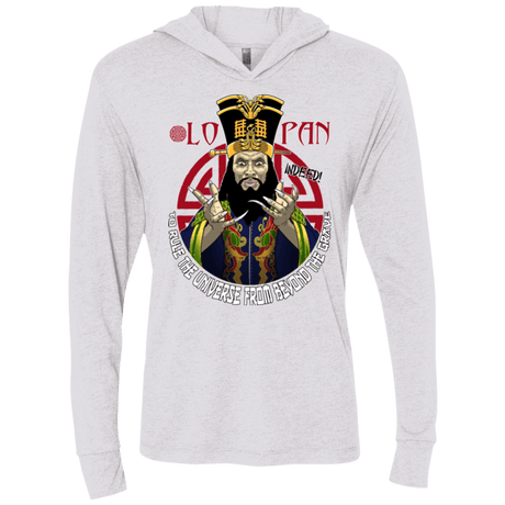T-Shirts Heather White / X-Small From Beyond The Grave Triblend Long Sleeve Hoodie Tee