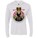 T-Shirts Heather White / X-Small From Beyond The Grave Triblend Long Sleeve Hoodie Tee