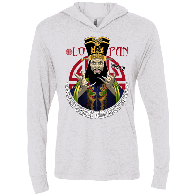 T-Shirts Heather White / X-Small From Beyond The Grave Triblend Long Sleeve Hoodie Tee