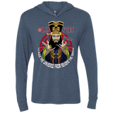 T-Shirts Indigo / X-Small From Beyond The Grave Triblend Long Sleeve Hoodie Tee