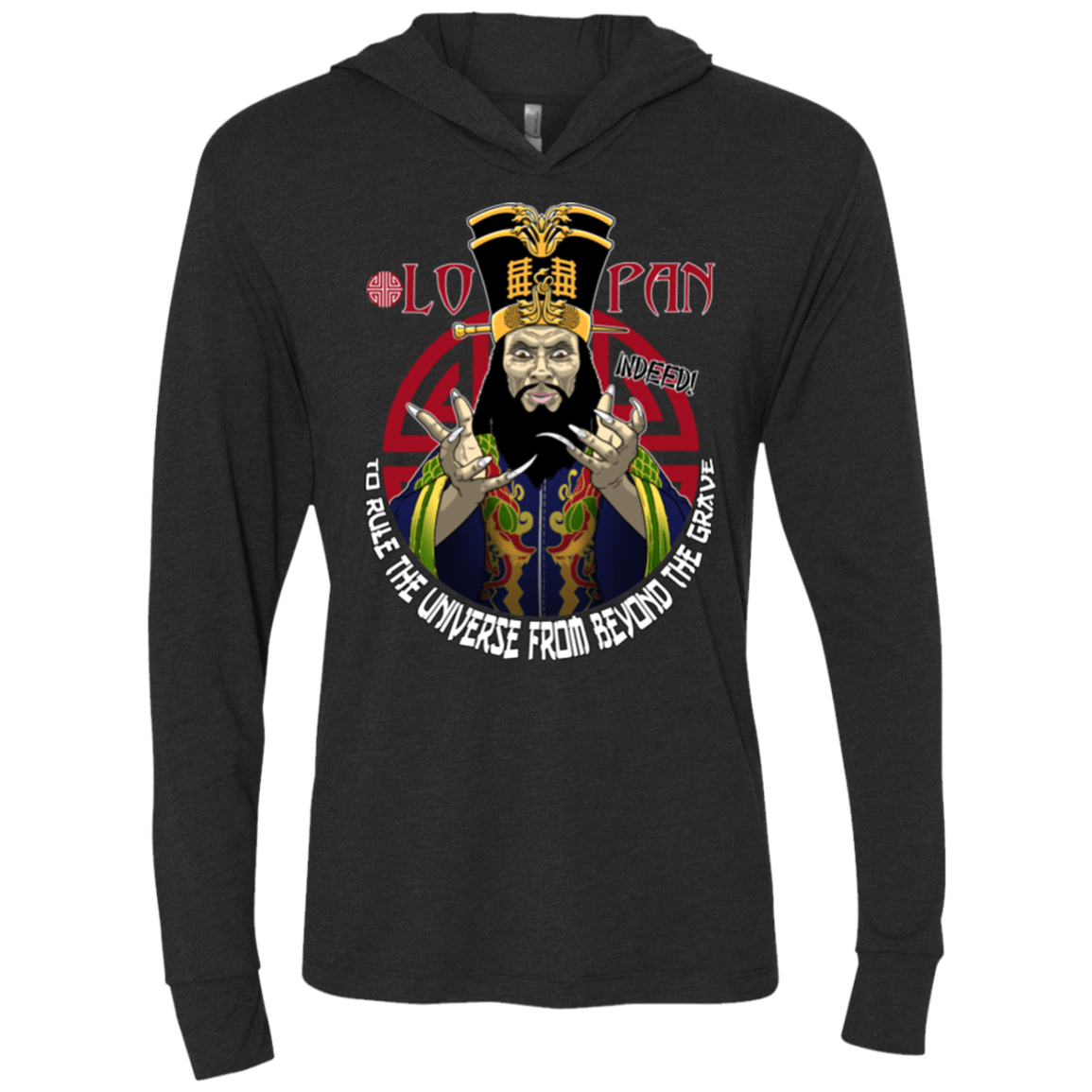 T-Shirts Vintage Black / X-Small From Beyond The Grave Triblend Long Sleeve Hoodie Tee