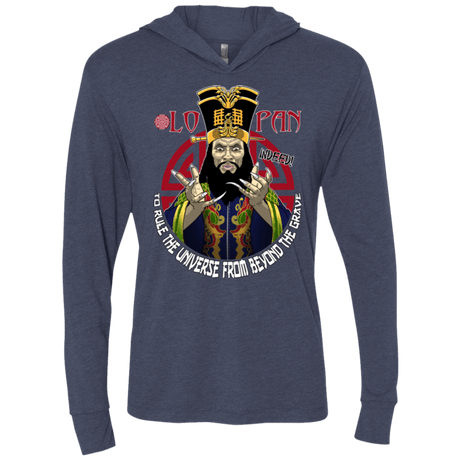 T-Shirts Vintage Navy / X-Small From Beyond The Grave Triblend Long Sleeve Hoodie Tee