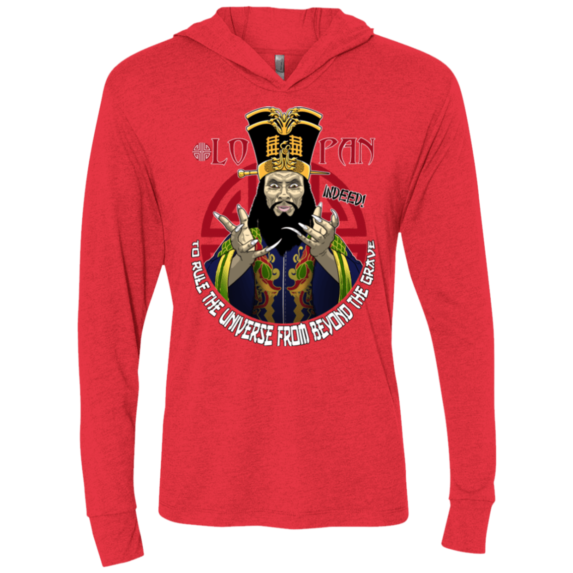 T-Shirts Vintage Red / X-Small From Beyond The Grave Triblend Long Sleeve Hoodie Tee