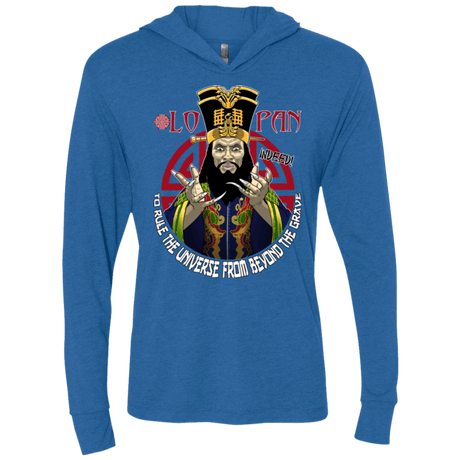 T-Shirts Vintage Royal / X-Small From Beyond The Grave Triblend Long Sleeve Hoodie Tee