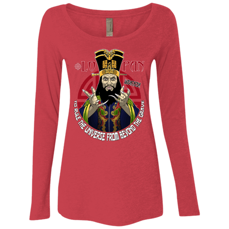 T-Shirts Vintage Red / Small From Beyond The Grave Women's Triblend Long Sleeve Shirt