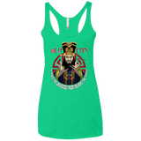 T-Shirts Envy / X-Small From Beyond The Grave Women's Triblend Racerback Tank