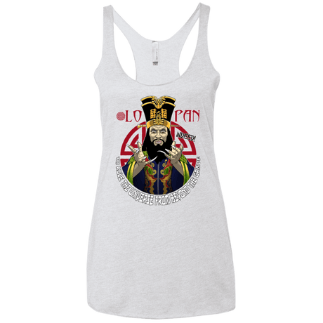 T-Shirts Heather White / X-Small From Beyond The Grave Women's Triblend Racerback Tank
