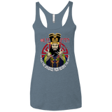 T-Shirts Indigo / X-Small From Beyond The Grave Women's Triblend Racerback Tank