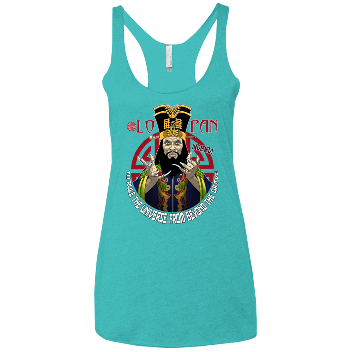 T-Shirts Tahiti Blue / X-Small From Beyond The Grave Women's Triblend Racerback Tank