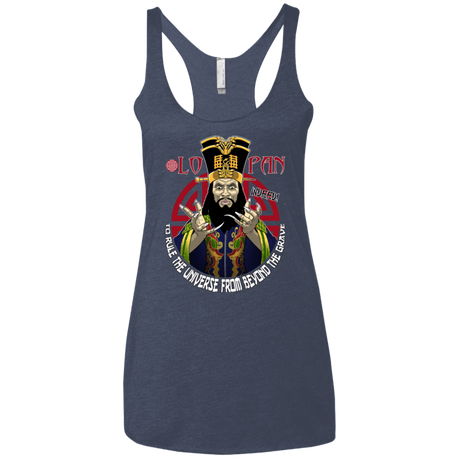 T-Shirts Vintage Navy / X-Small From Beyond The Grave Women's Triblend Racerback Tank