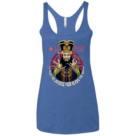 T-Shirts Vintage Royal / X-Small From Beyond The Grave Women's Triblend Racerback Tank