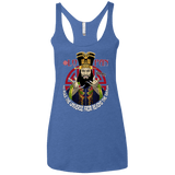 T-Shirts Vintage Royal / X-Small From Beyond The Grave Women's Triblend Racerback Tank