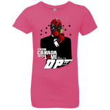 T-Shirts Hot Pink / YXS From Canada with Love Girls Premium T-Shirt