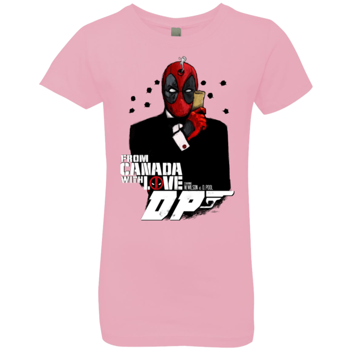 T-Shirts Light Pink / YXS From Canada with Love Girls Premium T-Shirt
