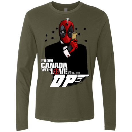 T-Shirts Military Green / Small From Canada with Love Men's Premium Long Sleeve