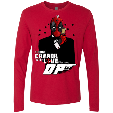 T-Shirts Red / Small From Canada with Love Men's Premium Long Sleeve