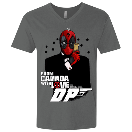 T-Shirts Heavy Metal / X-Small From Canada with Love Men's Premium V-Neck