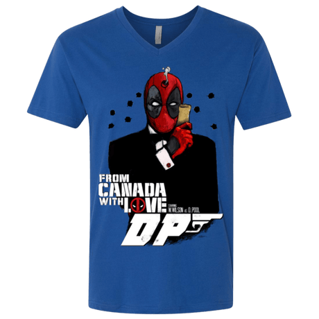 T-Shirts Royal / X-Small From Canada with Love Men's Premium V-Neck