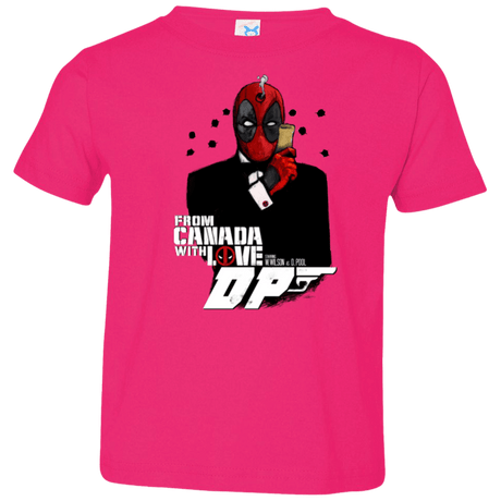 T-Shirts Hot Pink / 2T From Canada with Love Toddler Premium T-Shirt