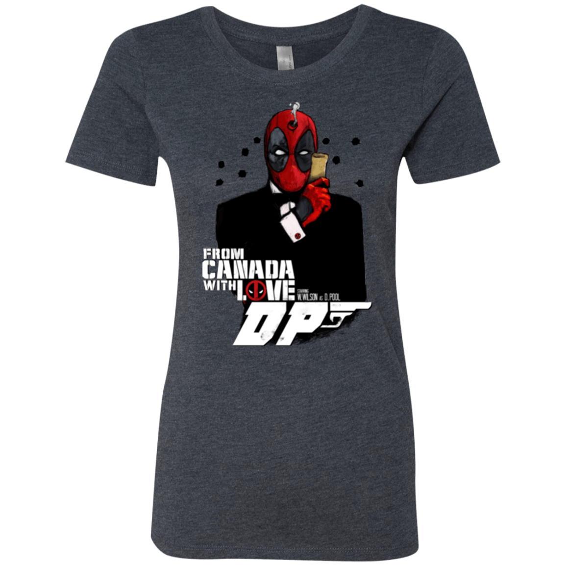 T-Shirts Vintage Navy / Small From Canada with Love Women's Triblend T-Shirt