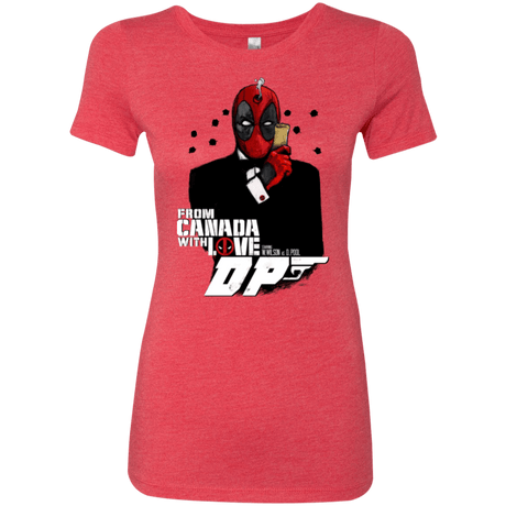 T-Shirts Vintage Red / Small From Canada with Love Women's Triblend T-Shirt