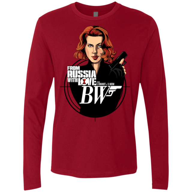 T-Shirts Cardinal / Small From Russia with Love Men's Premium Long Sleeve