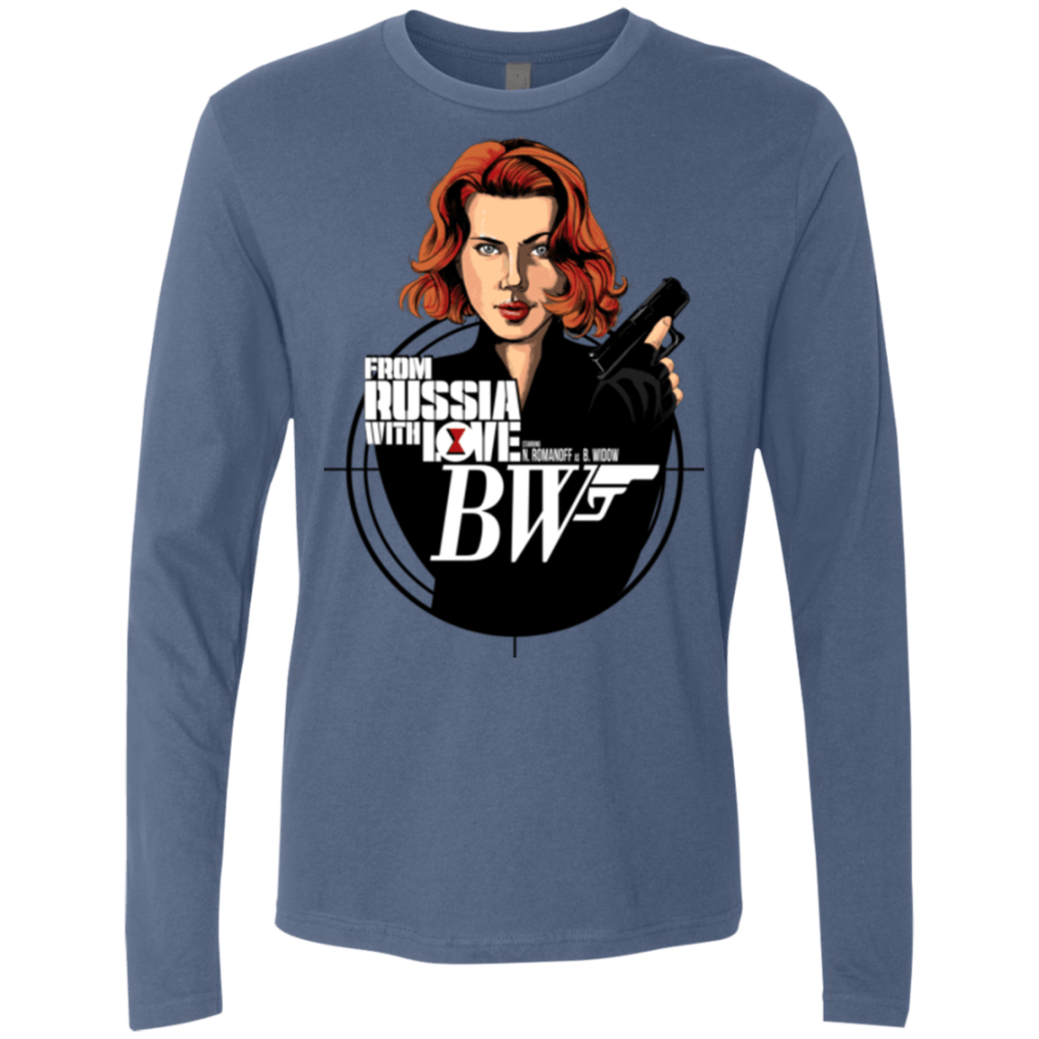 T-Shirts Indigo / Small From Russia with Love Men's Premium Long Sleeve